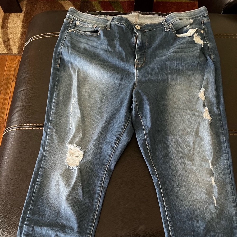 Sky high skinny jeans